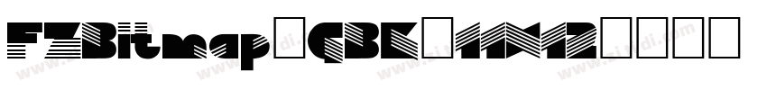 FZBitmap_GBK_11X12字体转换
