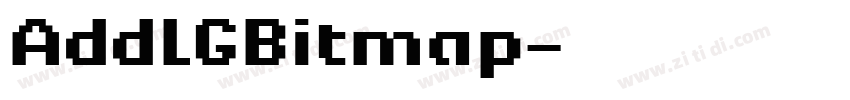 AddLGBitmap字体转换