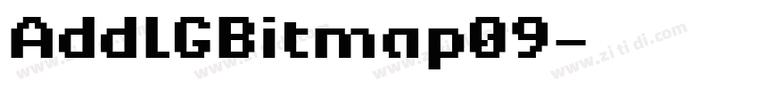 AddLGBitmap09字体转换