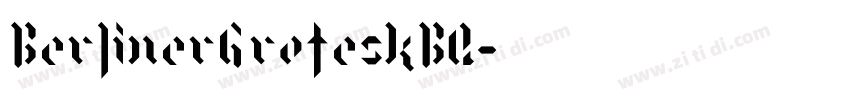 BerlinerGroteskBQ字体转换
