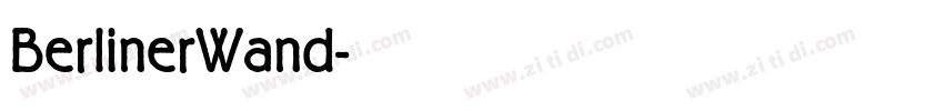 BerlinerWand字体转换