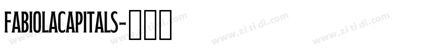 FabiolaCapitals字体转换