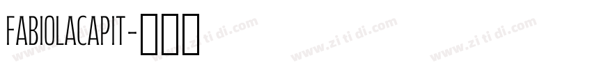 FabiolaCapit字体转换 FabiolaCapit字体转换