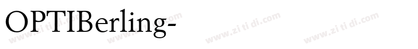 OPTIBerling字体转换
