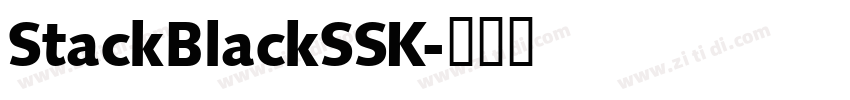 StackBlackSSK字体转换