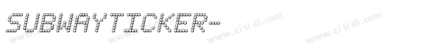 SubwayTicker字体转换