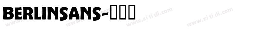 Berlinsans字体转换