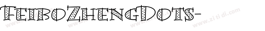 FeiboZhengDots字体转换