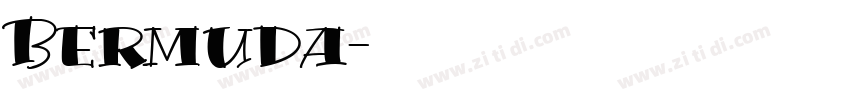 Bermuda字体转换