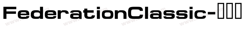 FederationClassic字体转换