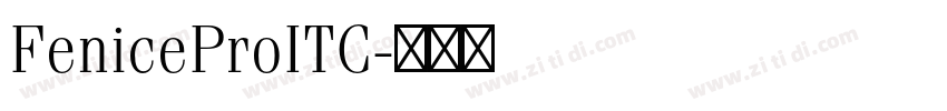 FeniceProITC字体转换
