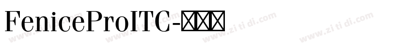 FeniceProITC字体转换