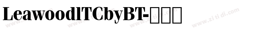 LeawoodlTCbyBT字体转换