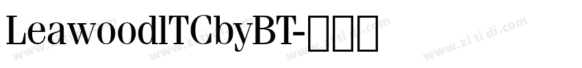 LeawoodlTCbyBT字体转换