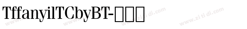 TffanyilTCbyBT字体转换