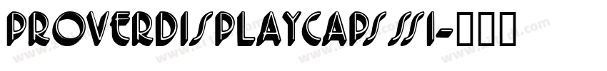 ProverDisplayCapsSSi字体转换
