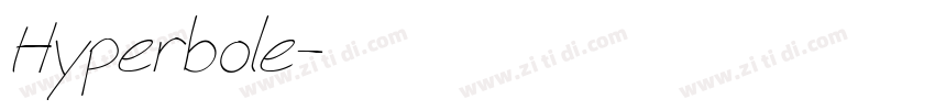 Hyperbole字体转换