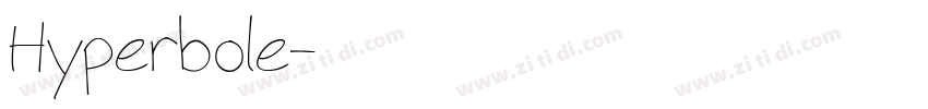 Hyperbole字体转换