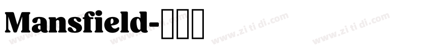 Mansfield字体转换