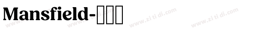 Mansfield字体转换