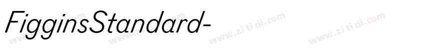 FigginsStandard字体转换