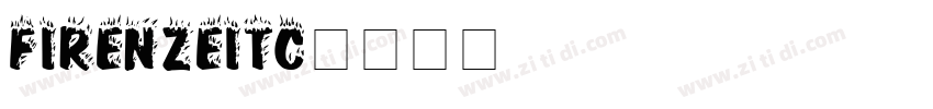 FirenzeITC字体转换