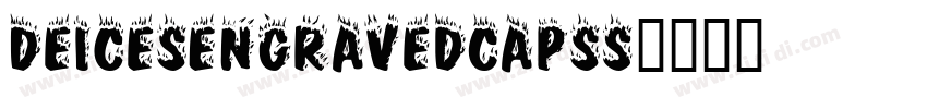 DeicesEngravedCapsS字体转换