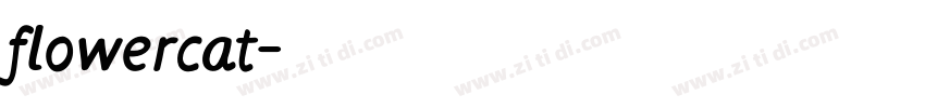 flowercat字体转换