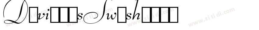 DevinnesSwash字体转换