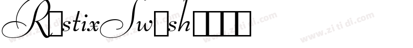 RustixSwash字体转换