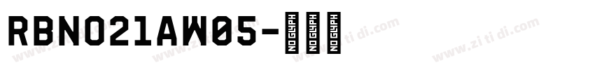 RBNo21aW05字体转换