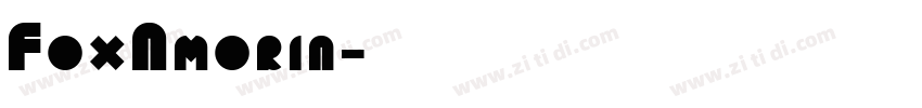 FoxAmoria字体转换