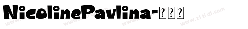 NicolinePavlina字体转换