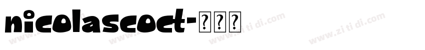 nicolascoct字体转换
