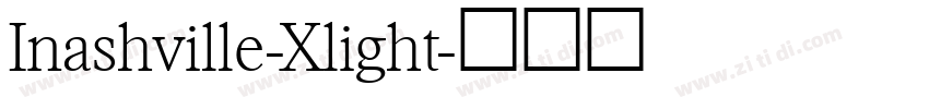 Inashville-Xlight字体转换