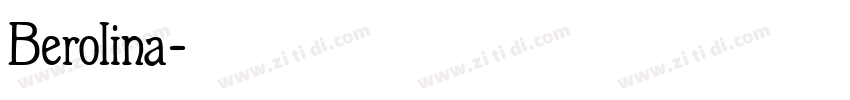 Berolina字体转换