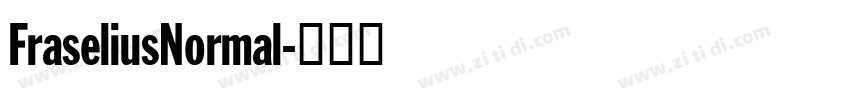 FraseliusNormal字体转换