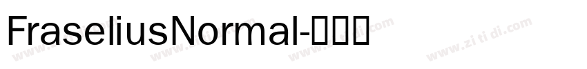 FraseliusNormal字体转换