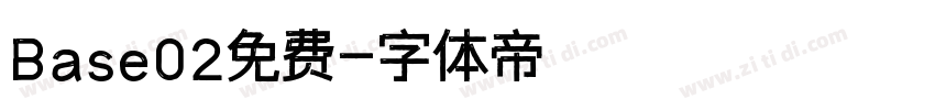 Base02免费字体转换