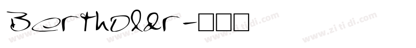 Bertholdr字体转换