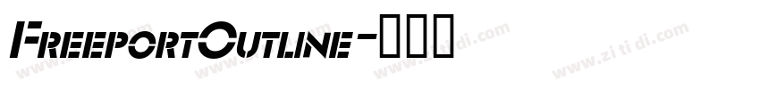 FreeportOutline字体转换