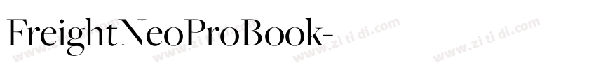 FreightNeoProBook字体转换 FreightNeoProBook字体转换