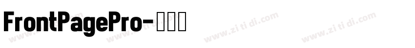 FrontPagePro字体转换