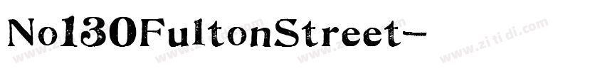 No130FultonStreet字体转换
