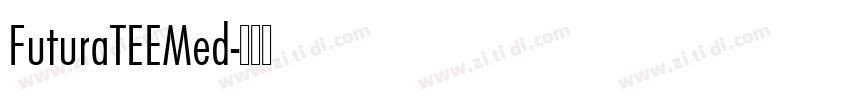 FuturaTEEMed字体转换