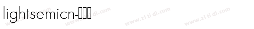 lightsemicn字体转换
