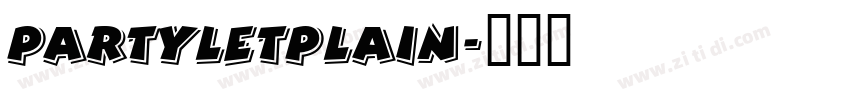 PartyLetPlain字体转换
