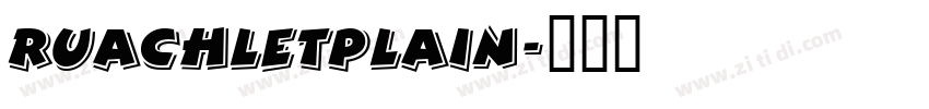 RuachLetPlain字体转换