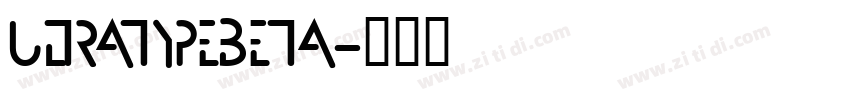 UltratypeBeta字体转换