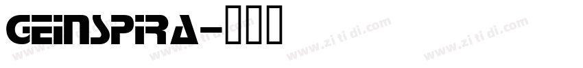 GEInspira字体转换
